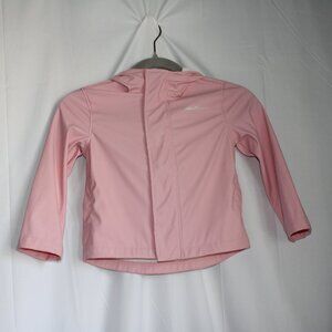 Eddie Bauer Kids' Rock Skipper Rain Slicker Jacket Size XXS 4 in Blossom